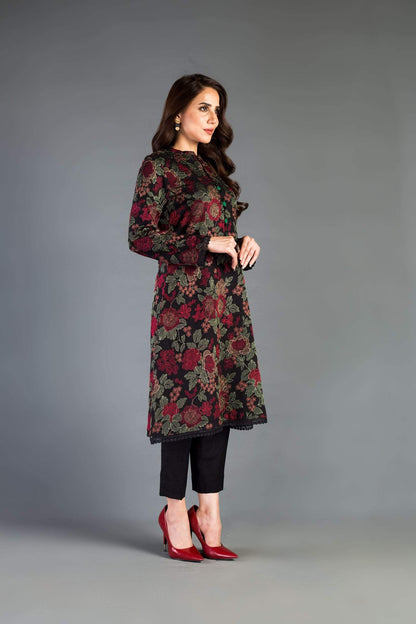 MP199-Bareeze -Embroidered 3pc lawn dress with embroidered chiffon dupatta