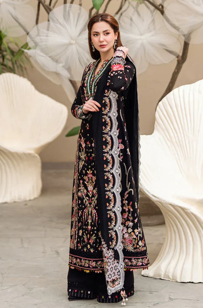 MP1033 - Qalamkar - 3PC Lawn Embroidered Suit - SA0101