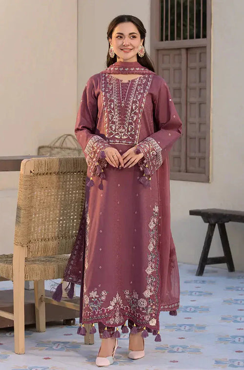 MP1115 - ALLYS - Summer 3PC Lawn Embroidered Suit