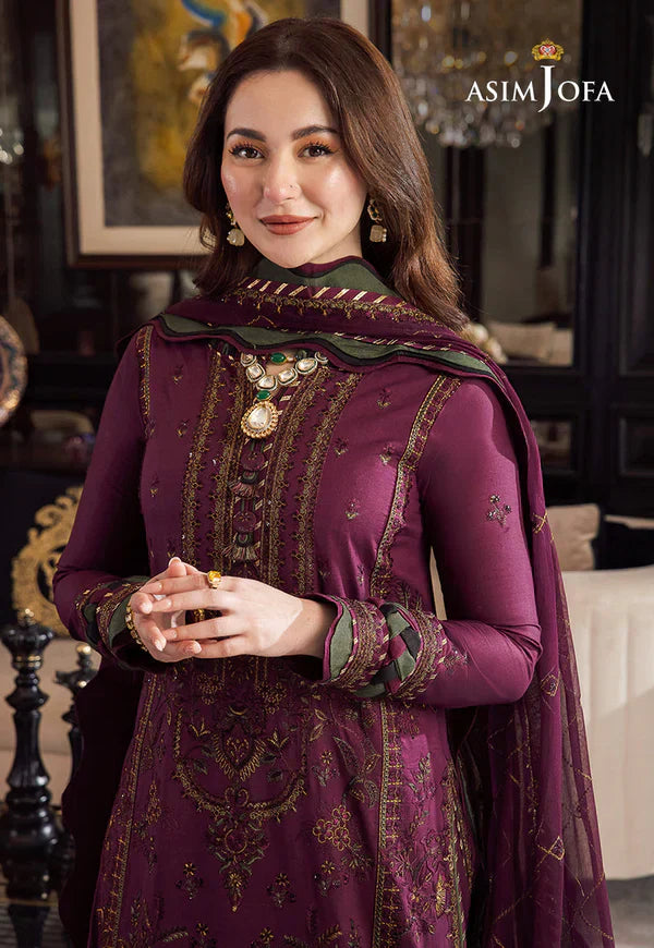 MP1104 - Asim Jofa - Summer 3PC Lawn Embroidered Suit