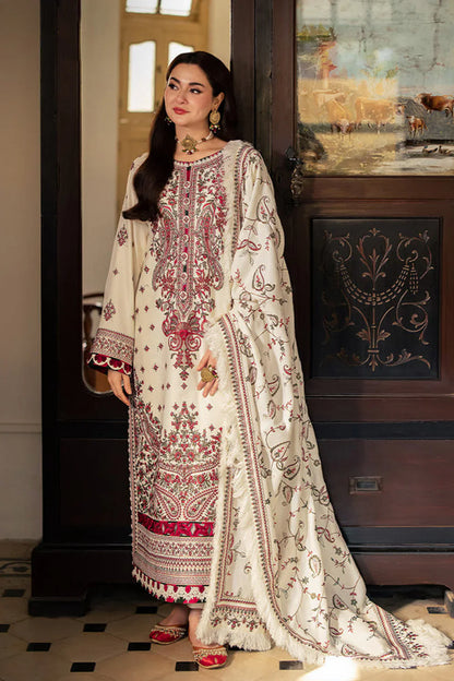 Mp3306 - Asim Jofa - Winter 3PC Dhanak Embroidered Suit