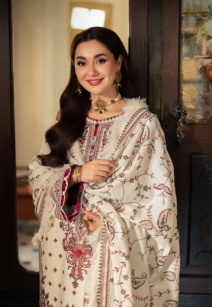 Mp3306 - Asim Jofa - Winter 3PC Dhanak Embroidered Suit