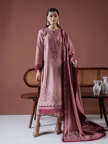 Mp3384 -Asim Jofa - Winter 3PC Dhanak Embroidered Suit