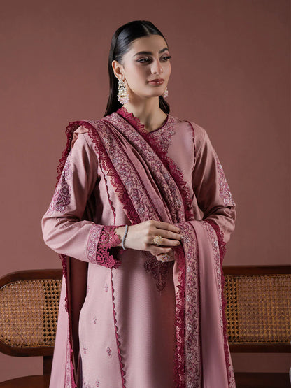 Mp3384 -Asim Jofa - Winter 3PC Dhanak Embroidered Suit