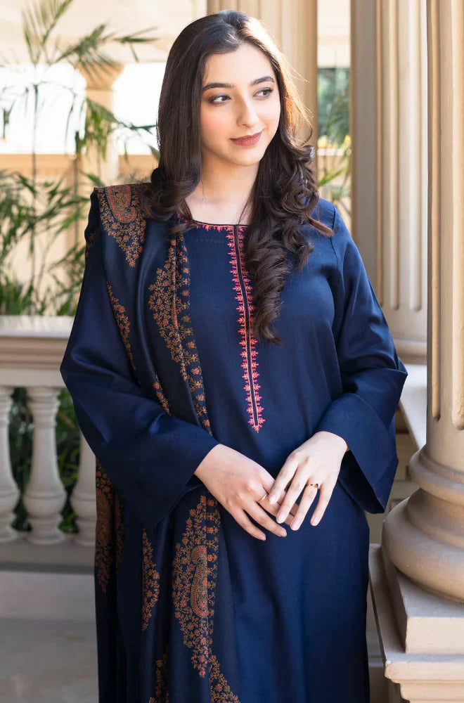 MP3353 Asling - Winter 3PC Dhanak Embroidered Suit