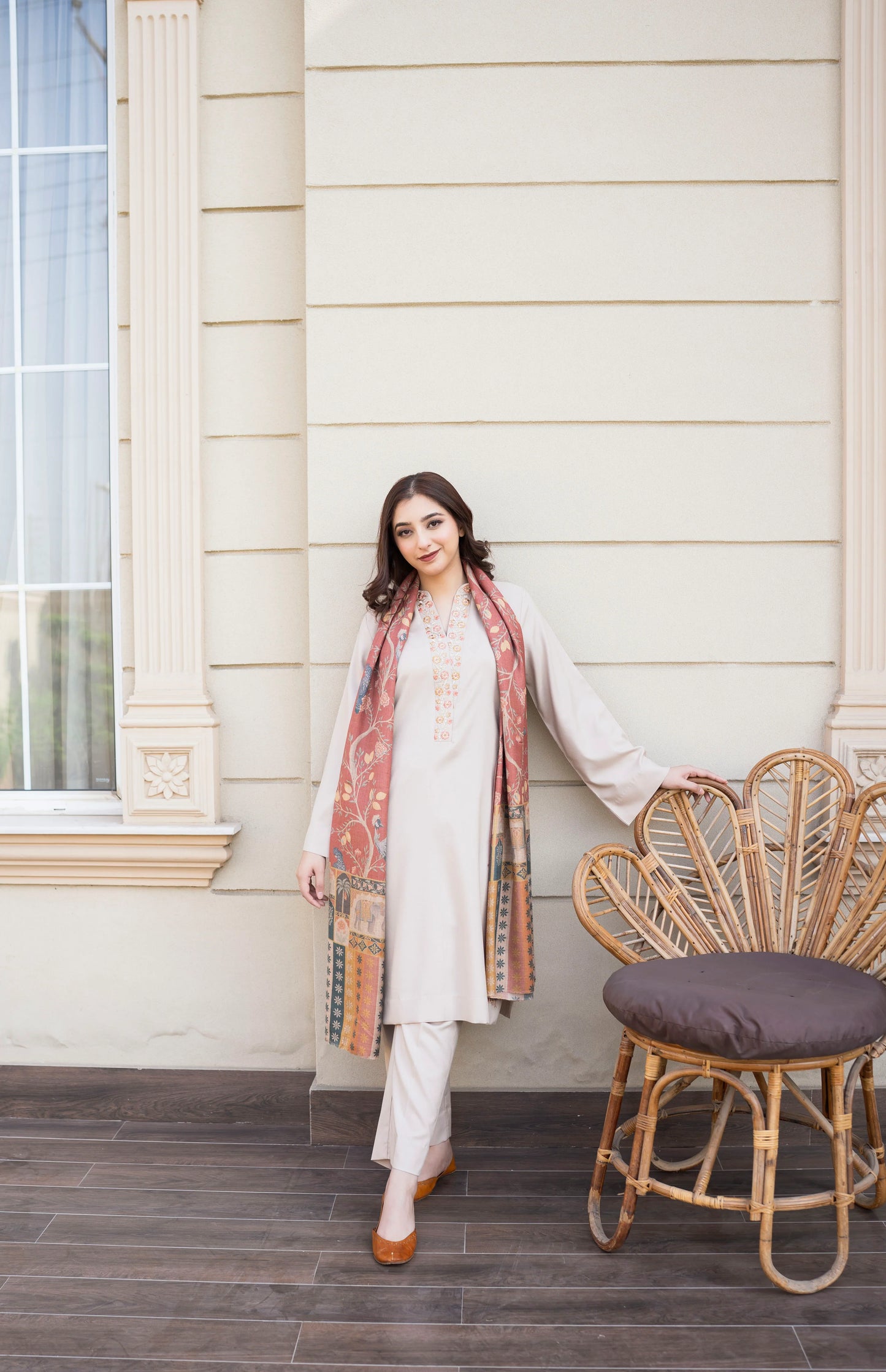 MP3355 - Asling - Winter 3PC Dhanak Embroidered Suit