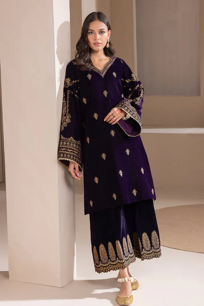 MP2029 - Baroque - Embroidered Velvet 3piece suit