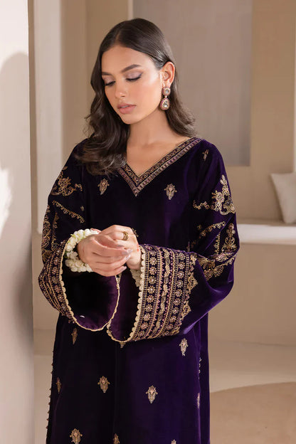 MP2029 - Baroque - Embroidered Velvet 3piece suit
