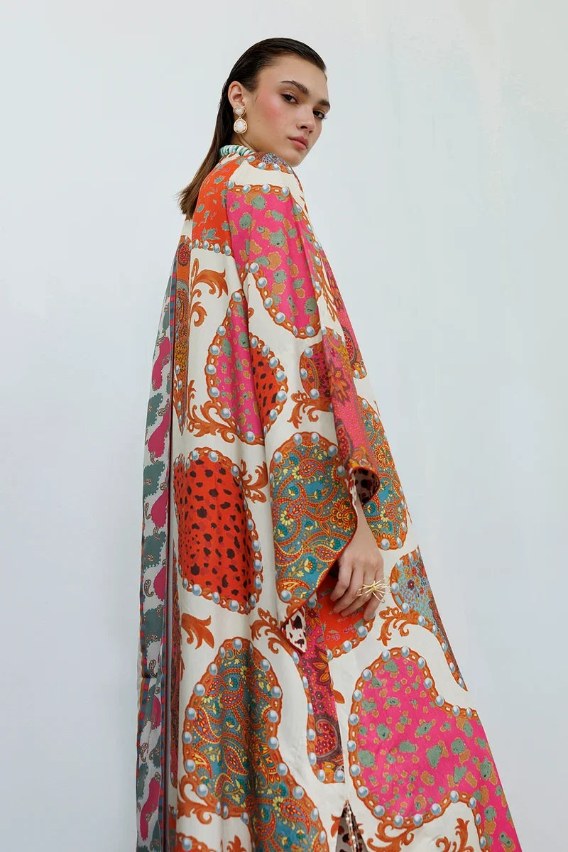 MP1322 - Baroque - Winter 3PC Karandi Digital Print Dress