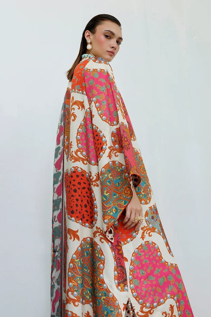 MP1322 - Baroque - Winter 3PC Karandi Digital Print Dress