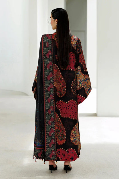 MP1324 - Baroque - Winter 3PC Karandi Digital Print Dress