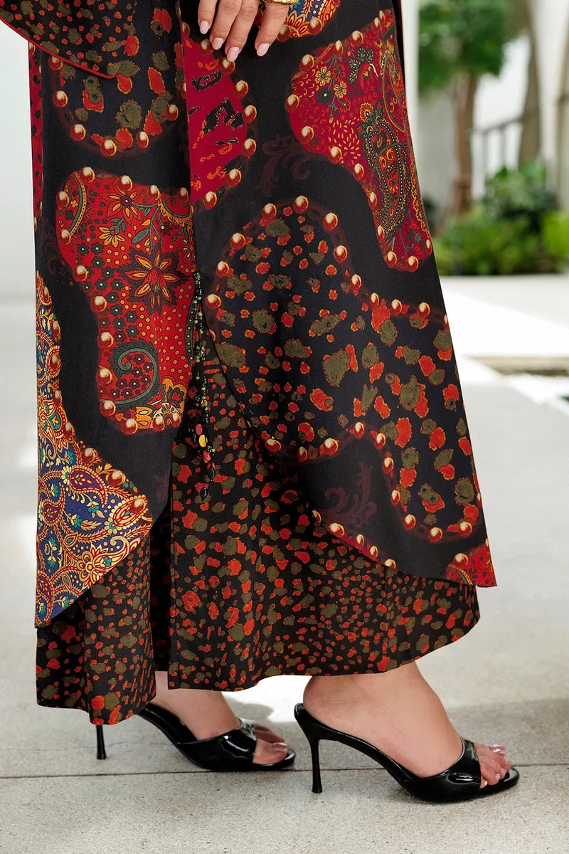 MP1324 - Baroque - Winter 3PC Karandi Digital Print Dress