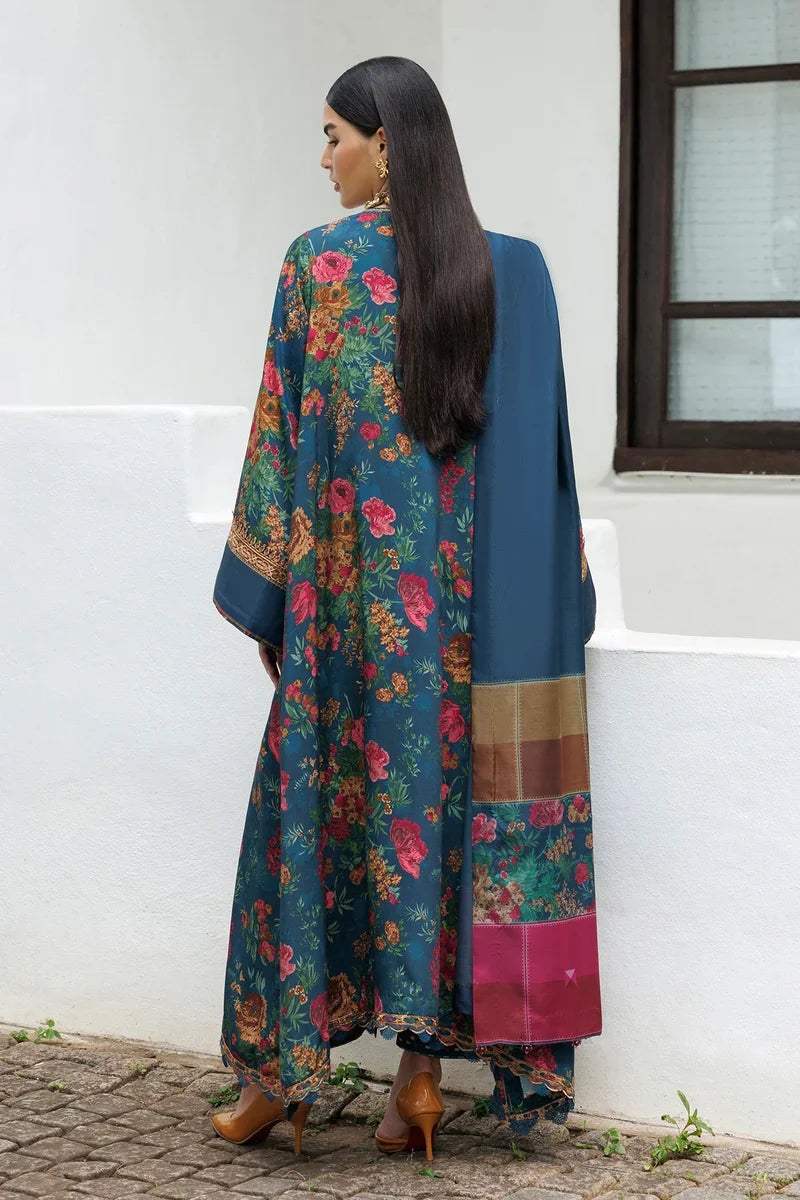 MP1323 - Baroque - Winter 3PC Karandi Digital Print Dress