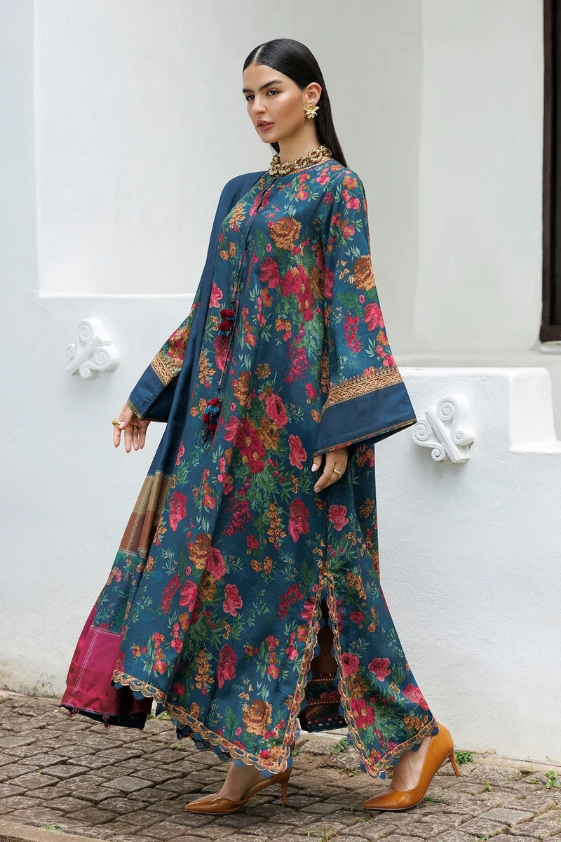 MP1323 - Baroque - Winter 3PC Karandi Digital Print Dress