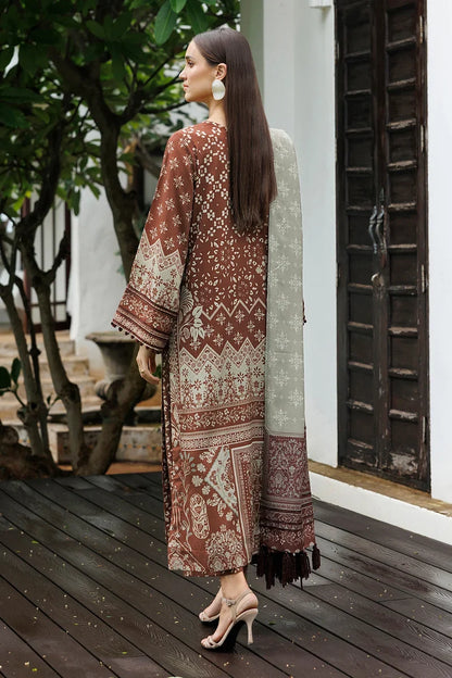 MP1325 - Baroque - Winter 3PC Karandi Digital Print Dress