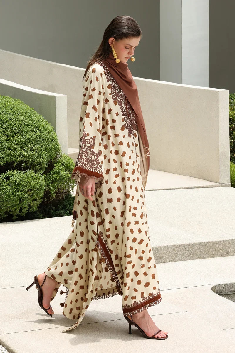 MP1327 - Baroque - Winter 3PC Karandi Digital Print Dress