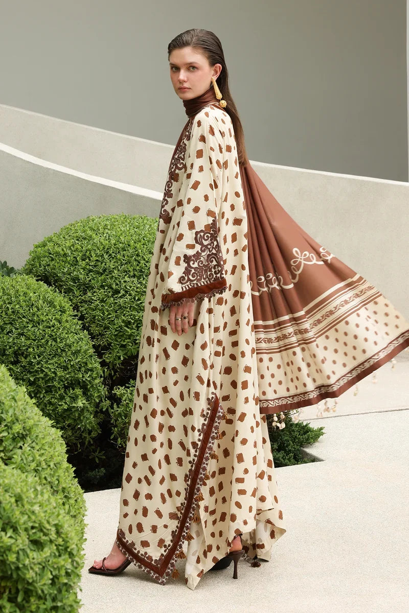 MP1327 - Baroque - Winter 3PC Karandi Digital Print Dress