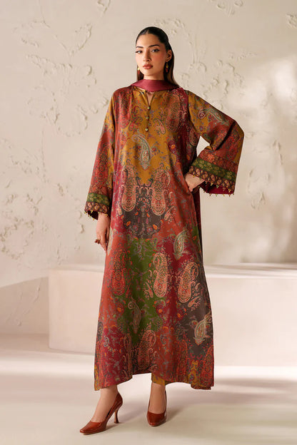 MP33405-Baroque - Winter 3PC Karandi Digital Print Dress
