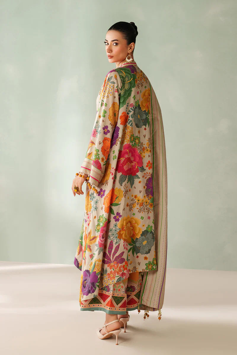 MP33406-Baroque - Winter 3PC Karandi Digital Print Dress