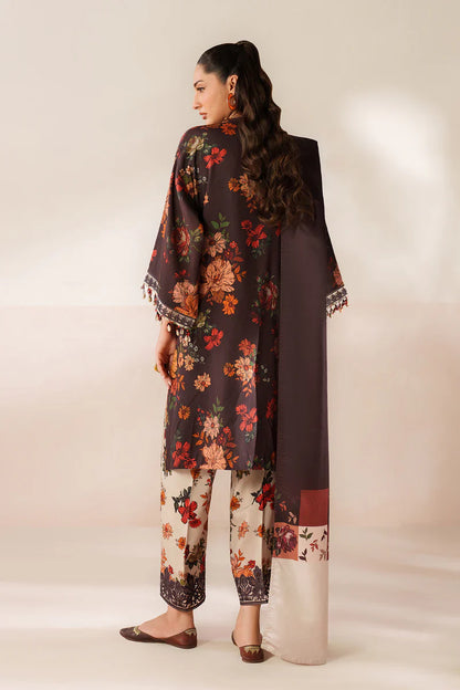 MP33404-Baroque - Winter 3PC Karandi Digital Print Dress