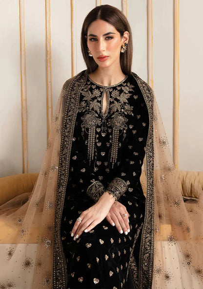 MP2020  Baroque Embroidered Velvet 3piece suit - Rs.12,000.00 Rs.6,499.00
