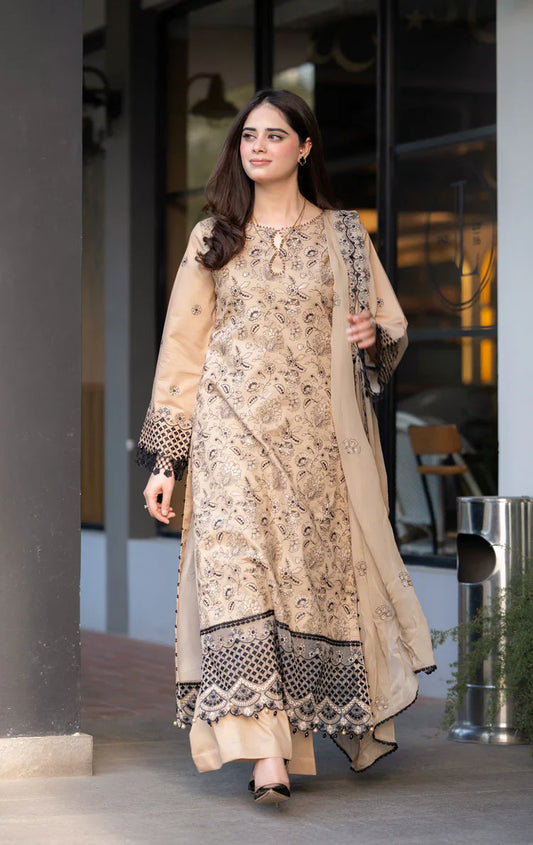 MP1077 Breeze- 3PC Lawn Embroidered Suit - Rs.9,000.00 Rs.4,999.00