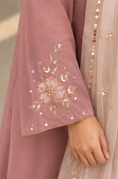 MP1329 - Bunaai - Winter -3PC Silk Embroidered Suit