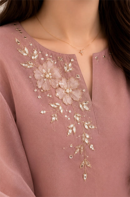 MP1329 - Bunaai - Winter -3PC Silk Embroidered Suit