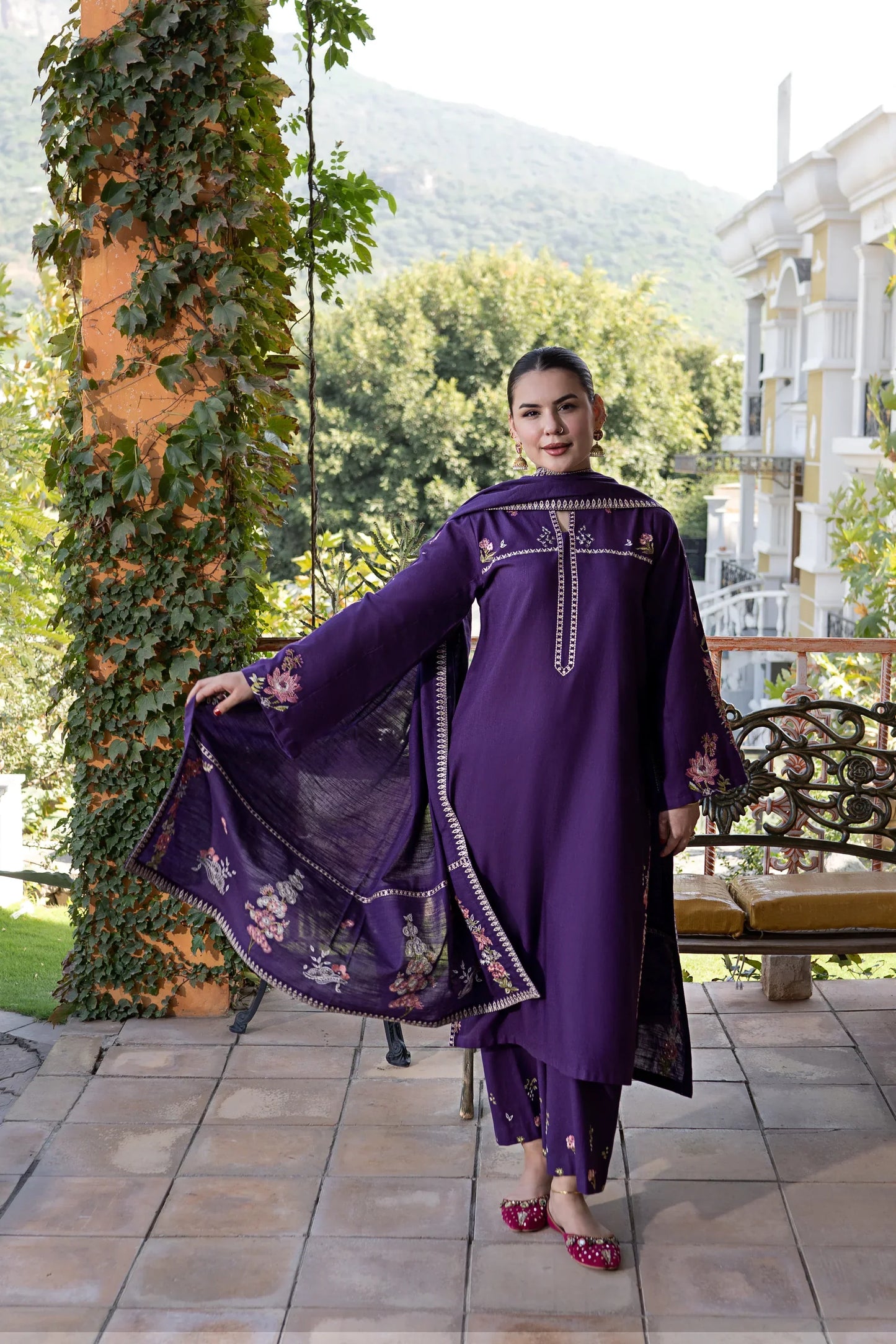 MP33151 - Urge - Summer 3PC Lawn Embroidered Suit