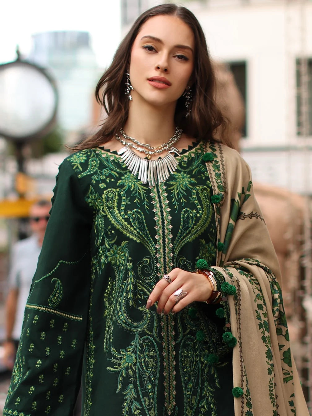 MP1317 - Charizma - Winter 3PC Dhanak Embroidered Suit