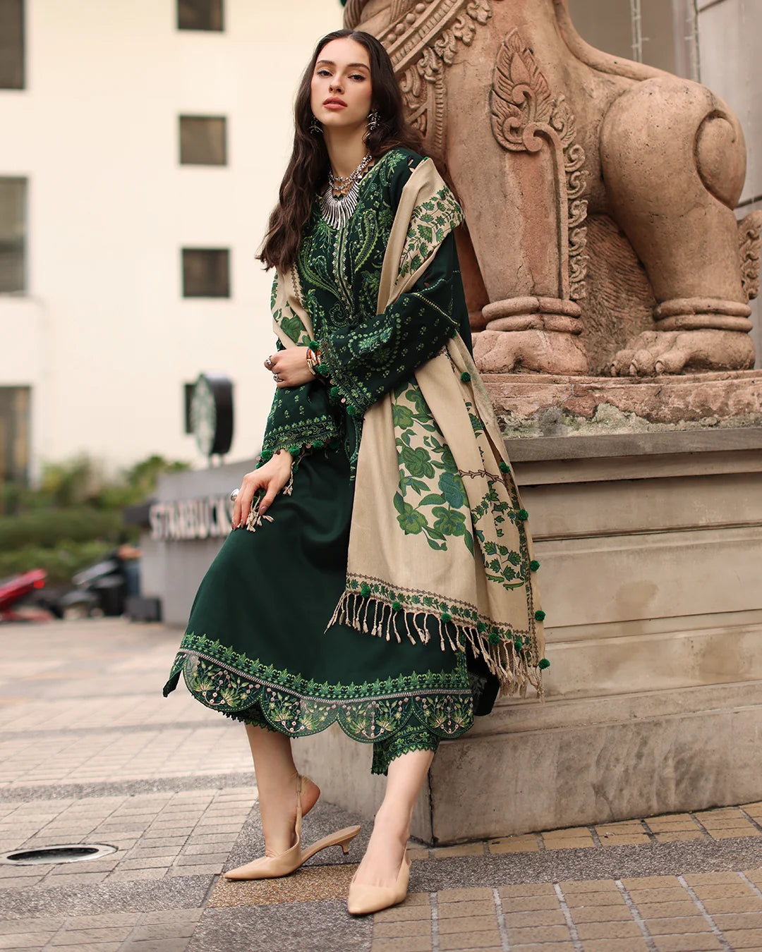 MP1317 - Charizma - Winter 3PC Dhanak Embroidered Suit