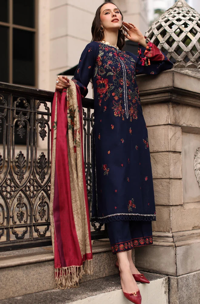 MP1318 - Charizma - Winter 3PC Dhanak Embroidered Suit