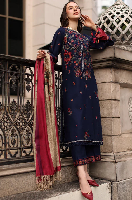 MP1318 - Charizma - Winter 3PC Dhanak Embroidered Suit