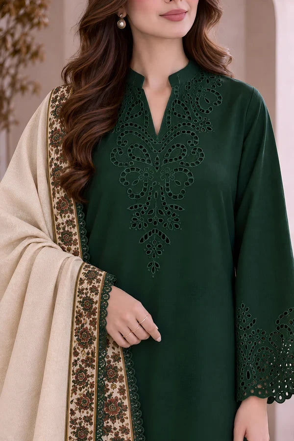 MP1356 - Charizma - Winter 3PC Dhanak Embroidered Suit