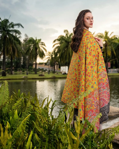 MP1343 - Charizma - Winter 3PC Karandi Digital Print Dress