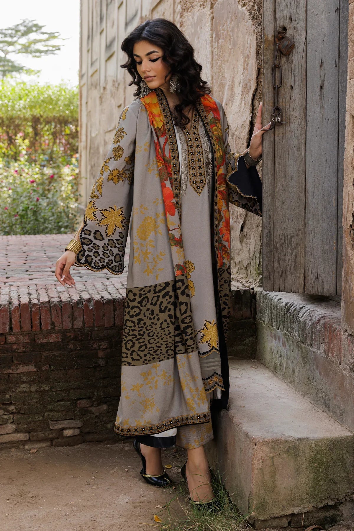 MP33420-Charizma - Winter 3PC Karandi Digital Print Dress
