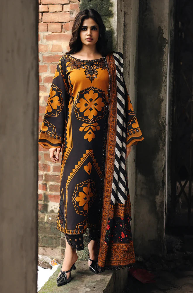 MP33421-Charizma - Winter 3PC Karandi Digital Print Dress