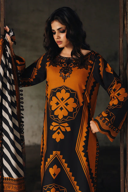 MP33421-Charizma - Winter 3PC Karandi Digital Print Dress