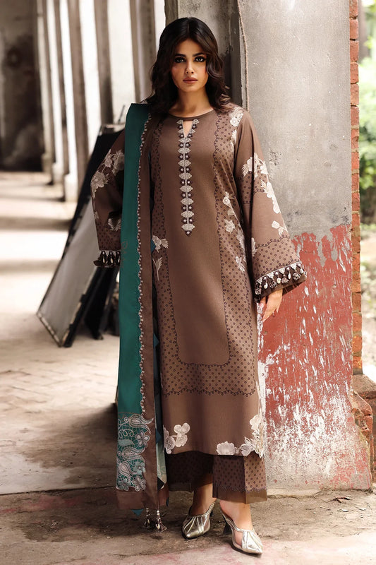 MP33422-Charizma - Winter 3PC Karandi Digital Print Dress