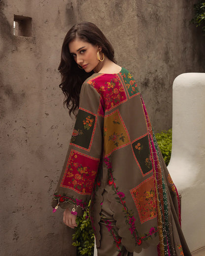 MP3387-Charizma - Winter 3PC Karandi Digital Print Dress