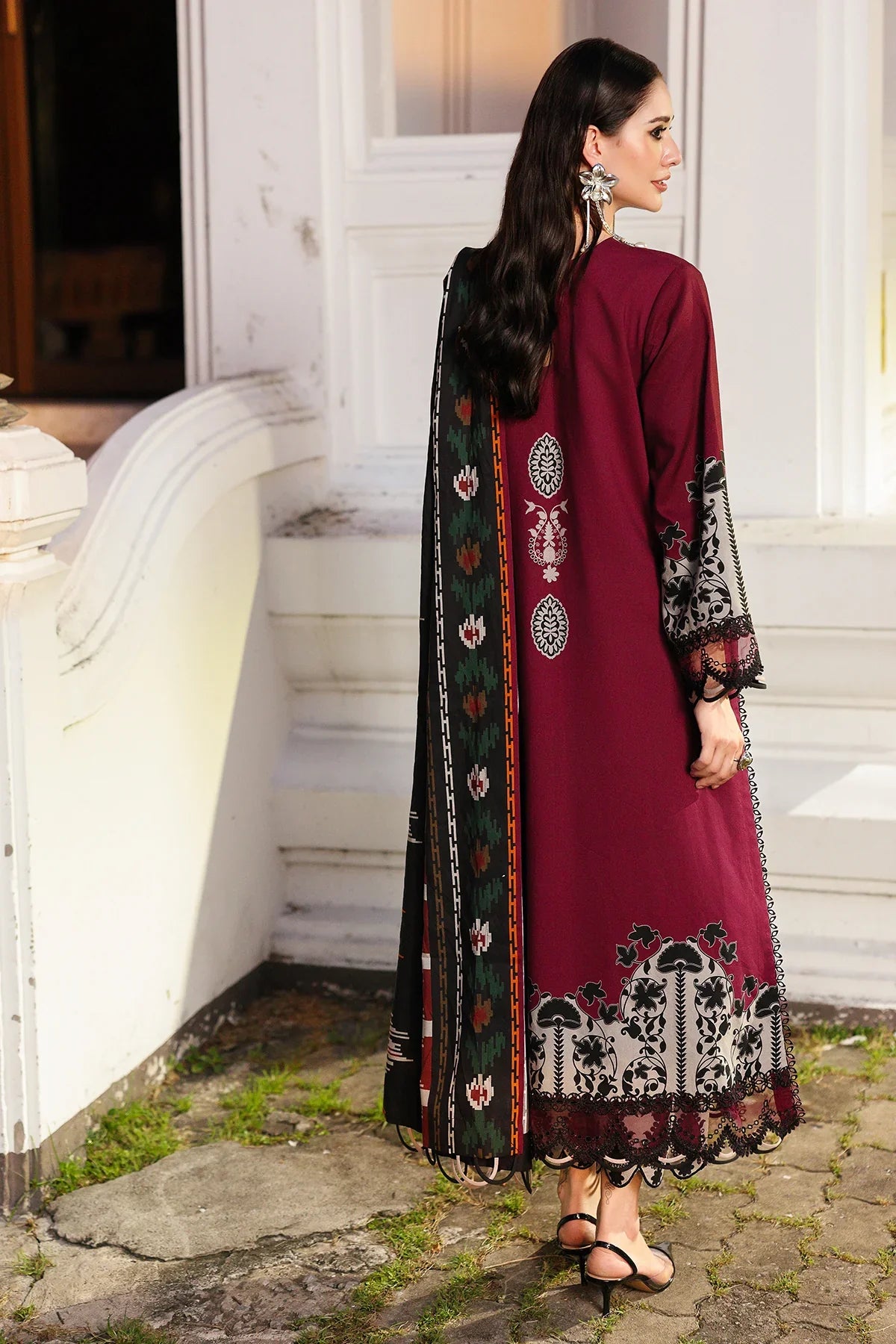 MP3388 Charizma - Winter 3PC Karandi Digital Print Dress