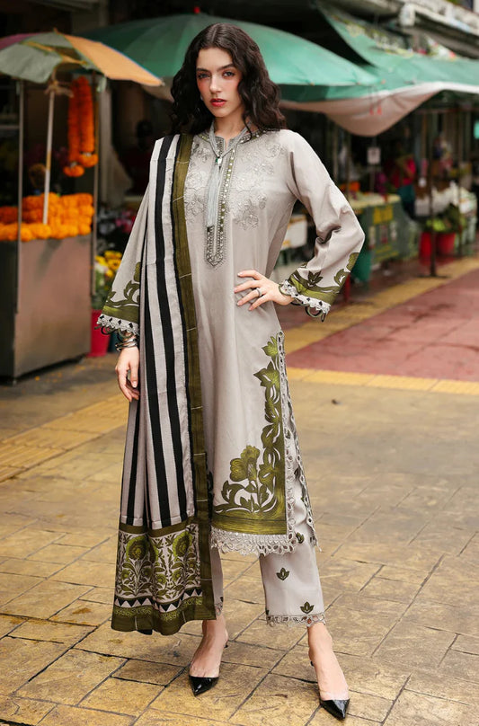 MP3392 - Charizma - Winter 3PC Karandi Digital Print Dress