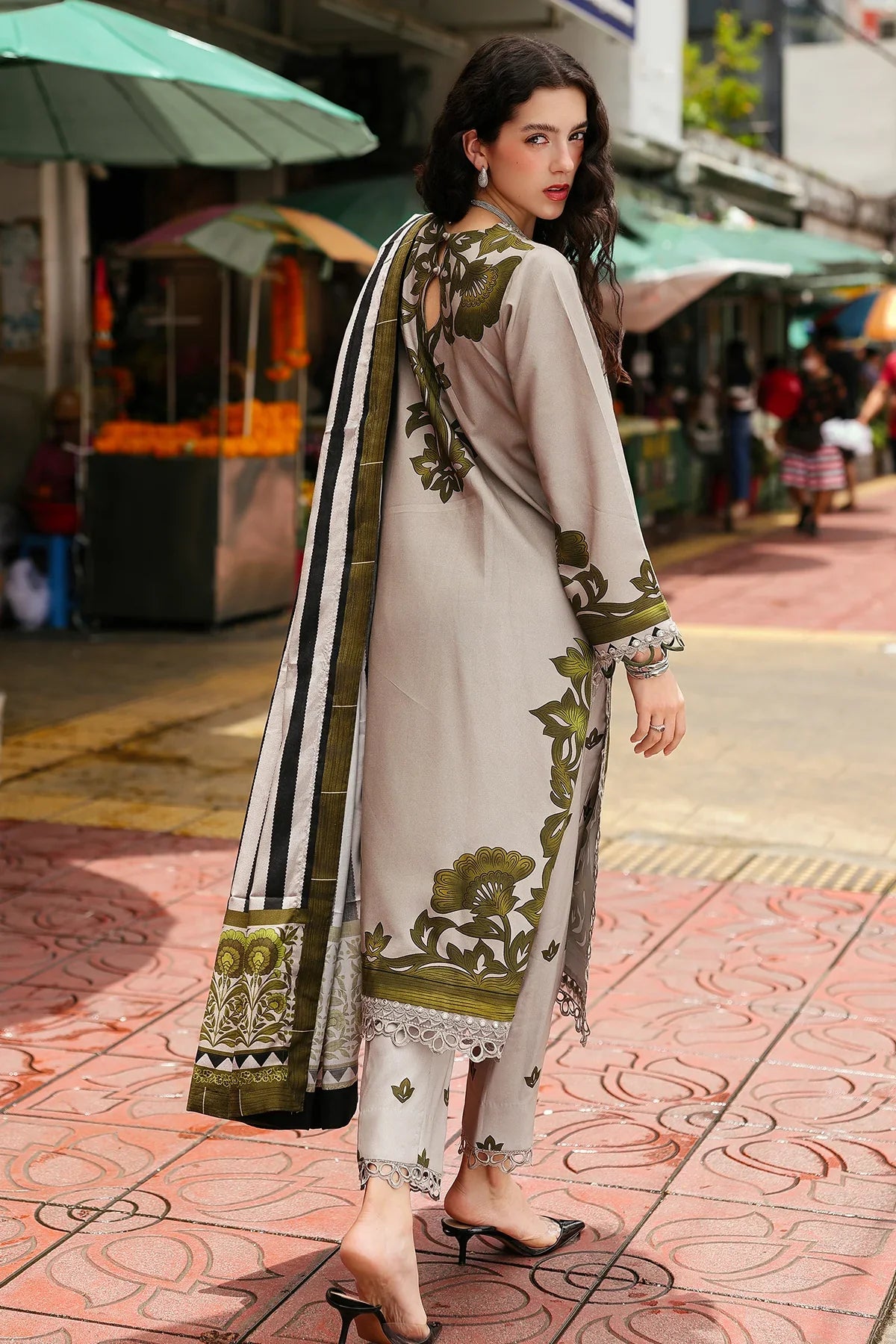MP3392 - Charizma - Winter 3PC Karandi Digital Print Dress