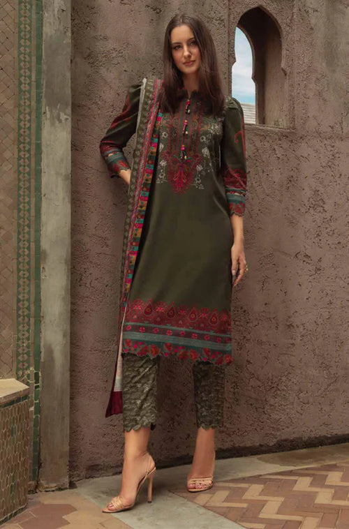 MP3393 - Charizma - Winter 3PC Karandi Digital Print Dress