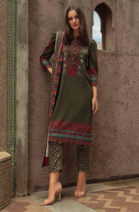 MP3393 - Charizma - Winter 3PC Karandi Digital Print Dress