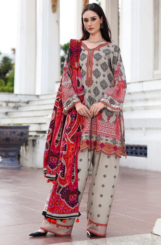 MP33400-Charizma - Winter 3PC Karandi Digital Print Dress