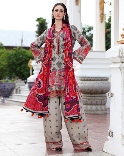 MP33400-Charizma - Winter 3PC Karandi Digital Print Dress