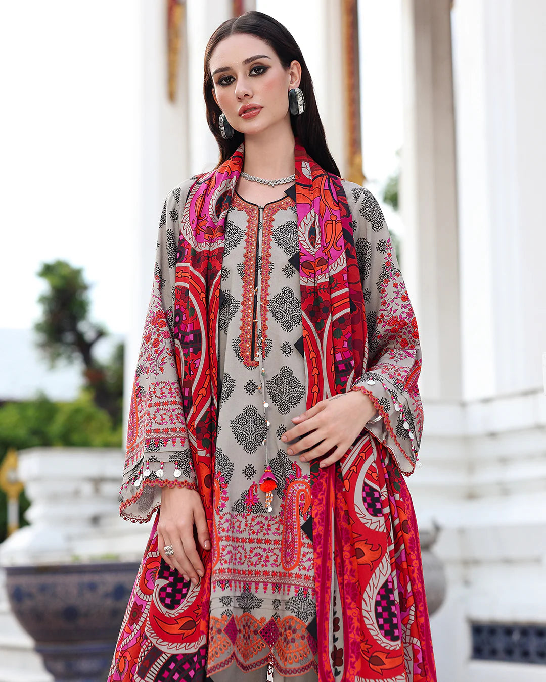 MP33400-Charizma - Winter 3PC Karandi Digital Print Dress