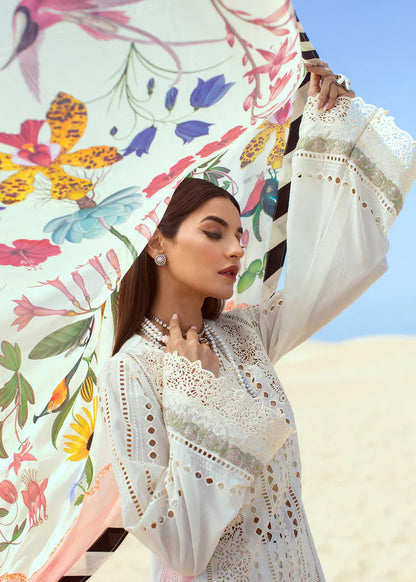 Mp1088 - Crimson - 3PC Lawn ChickenKari Embroidered Suit