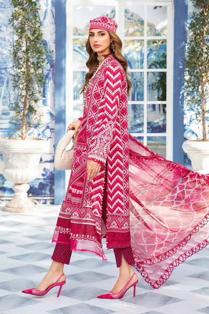 MP792-3 Piece Unstitched Digital Printed Airjet Lawn Suit